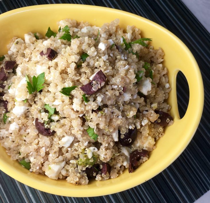 Mediterranean Inspired Quinoa Salad  Recipe